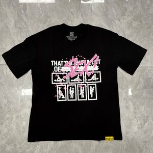 Black and Pink Graphic Tee